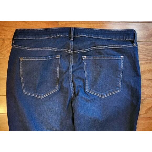 Old Navy Jeans Women Size 18 Skinny Dark Denim Jeans High-Rise - Picture 4 of 13